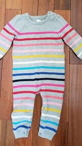 Gap Sweater Crazy Stripe Romper